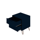 Mesa De Cabeceira 2 Gavetas Rockefeller Azul - Gelius