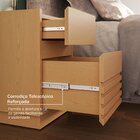 Mesa De Cabeceira 2 Gavetas Samambaia Cabecasa Madeiraorigina