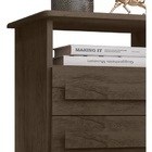 Mesa De Cabeceira 2 Gavetas Turim Freijó – Rv Móveis