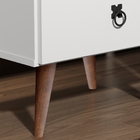 Mesa De Cabeceira 2 Gavetas Walker Branco