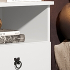 Mesa De Cabeceira 2 Gavetas Walker Branco