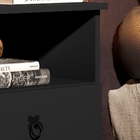 Mesa De Cabeceira 2 Gavetas Walker Preto