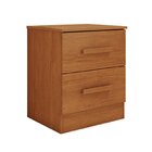 Mesa De Cabeceira 2 Gavetas Zeus  Jacarandá Madeirado