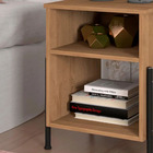 Mesa De Cabeceira 2 Nichos Pés Metálicos Viena New Demolição/