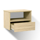 Mesa de Cabeceira 32x42x30cm MDP Marau com Gaveta Bemfixa