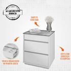 Mesa De Cabeceira 3 Gavetas 010023 Dcasa