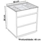 Mesa De Cabeceira 3 Gavetas 010023 Dcasa