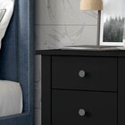 Mesa De Cabeceira 3 Gavetas Dm-113  Preto