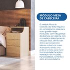 Mesa De Cabeceira 3 Gavetas Elegance Angelin