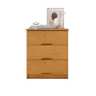 Mesa De Cabeceira 3 Gavetas Londres Móveis Europa