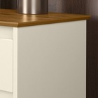 Mesa De Cabeceira 3 Gavetas Mini Cômoda Ej - Beemóveis - Offw