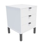 Mesa De Cabeceira 3 Gavetas Morgan