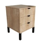 Mesa De Cabeceira 3 Gavetas Morgan