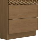 Mesa De Cabeceira 3 Gavetas Murano Box F08 Freijó - Mpozenato