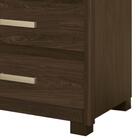 Mesa De Cabeceira 3 Gavetas Roma F08 Nocciola - Mpozenato