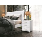 Mesa De Cabeceira 3 Gavetas Roma Móveis Fazzio Freijó