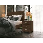 Mesa De Cabeceira 3 Gavetas Roma Móveis Fazzio Preto