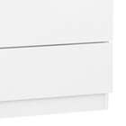 Mesa de Cabeceira 3 Gavetas Veronna - Tcil - Branco