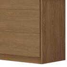 Mesa De Cabeceira 3 Gavetas Versátile F08 Freijó - Mpozenato