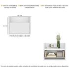 Mesa De Cabeceira 40 Cm Suspensa Multimóveis Mp4040 Branca