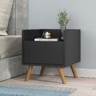 Mesa De Cabeceira 40cm Retrô Multimóveis V4041