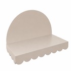 Mesa de Cabeceira 42x60x34cm MDF Nudes Darabas Agardi