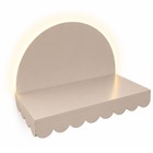 Mesa de Cabeceira 42x60x34cm MDF Nudes Darabas Agardi