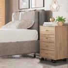 Mesa De Cabeceira 4 Gavetas James Nogal