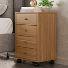 Mesa De Cabeceira 4 Gavetas Presence Demobile