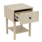 Mesa de Cabeceira 57x40x39cm MDF Nature com Gaveta Carolina Astral Design