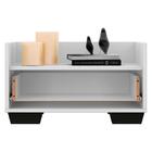 Mesa De Cabeceira 60 Cm C/ Pés Quadrados Multimóveis Branca/p