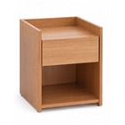 Mesa de Cabeceira 60x40x30cm MDF Freijo com Gavetas Darabas Agardi