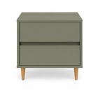 Mesa de Cabeceira 60x50x40cm MDF Salvia com Gavetas Darabas Agardi