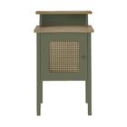 Mesa de Cabeceira 72,5x43x36cm MDF e MDP Menta e Carvalho Charlotte Artely