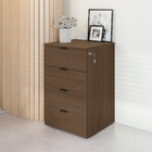 Mesa de Cabeceira 73x46x45cm MDP Munique com Gavetas com 4 Gavetas Kappesberg