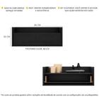 Mesa De Cabeceira 80cm Suspensa Multimóveis V4004