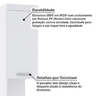 Mesa De Cabeceira Alta 38cm 1 Porta E 1 Gaveta Alpes Luciane