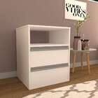 Mesa De Cabeceira Amora 2 Gv Branca