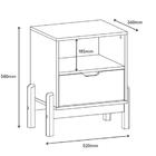 Mesa De Cabeceira Antares Azul Cobalto