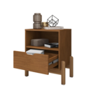 Mesa De Cabeceira Antares Cedro - Casa D Móveis