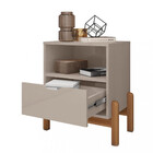 Mesa De Cabeceira Antares Off White