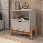 Mesa De Cabeceira Antares Off White