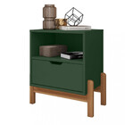 Mesa De Cabeceira Antares Verde Oliva