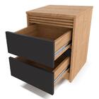 Mesa De Cabeceira Aparador Gaveteiro Cômoda 2 Gavetas Organiz