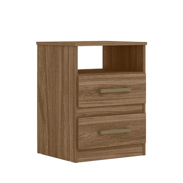 Mesa De Cabeceira Apolo Color Flex Com 2 Gavetas - Pr Móveis