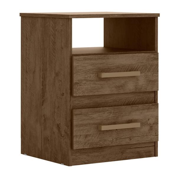 Mesa De Cabeceira Ares Flex M07 Castanho/avelã/baunilha - Mpo