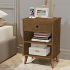 Mesa De Cabeceira Argentina Castanho