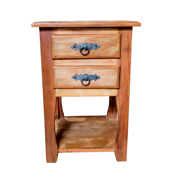 Mesa De Cabeceira Atenas Em Madeira De Demolição - Cód 1190