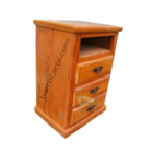 Mesa De Cabeceira Baltic Em Madeira De Demolição - Cód 1223