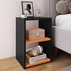 Mesa De Cabeceira Bella Mesinha Estreita Prateleira Lateral C